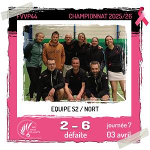 Rencontre J7 de la S2 : Vigneux contre Nort (défaite)